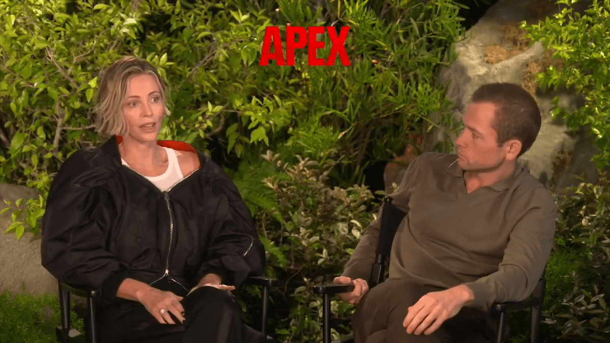 Charlize Theron fights for survival while being hunted by Taron Egerton in psychological thriller, ‘Apex’